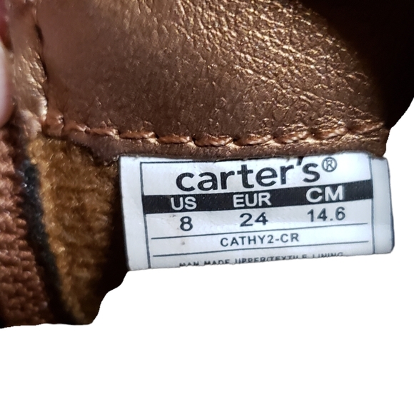 Carters Cathy2 size 8 toddler brown boots - Picture 6 of 7